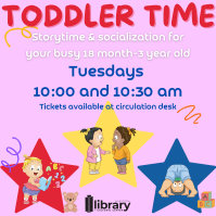 Image for event: Toddler Time (18 mos-3 yrs)