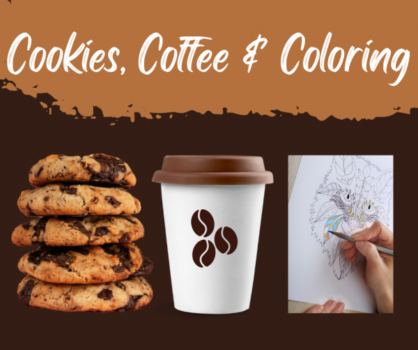 Image for event: Cookies, Coffee, and Coloring Vista Grande