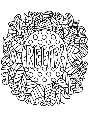 Relaxing Colouring Book For Adults, Color With Me